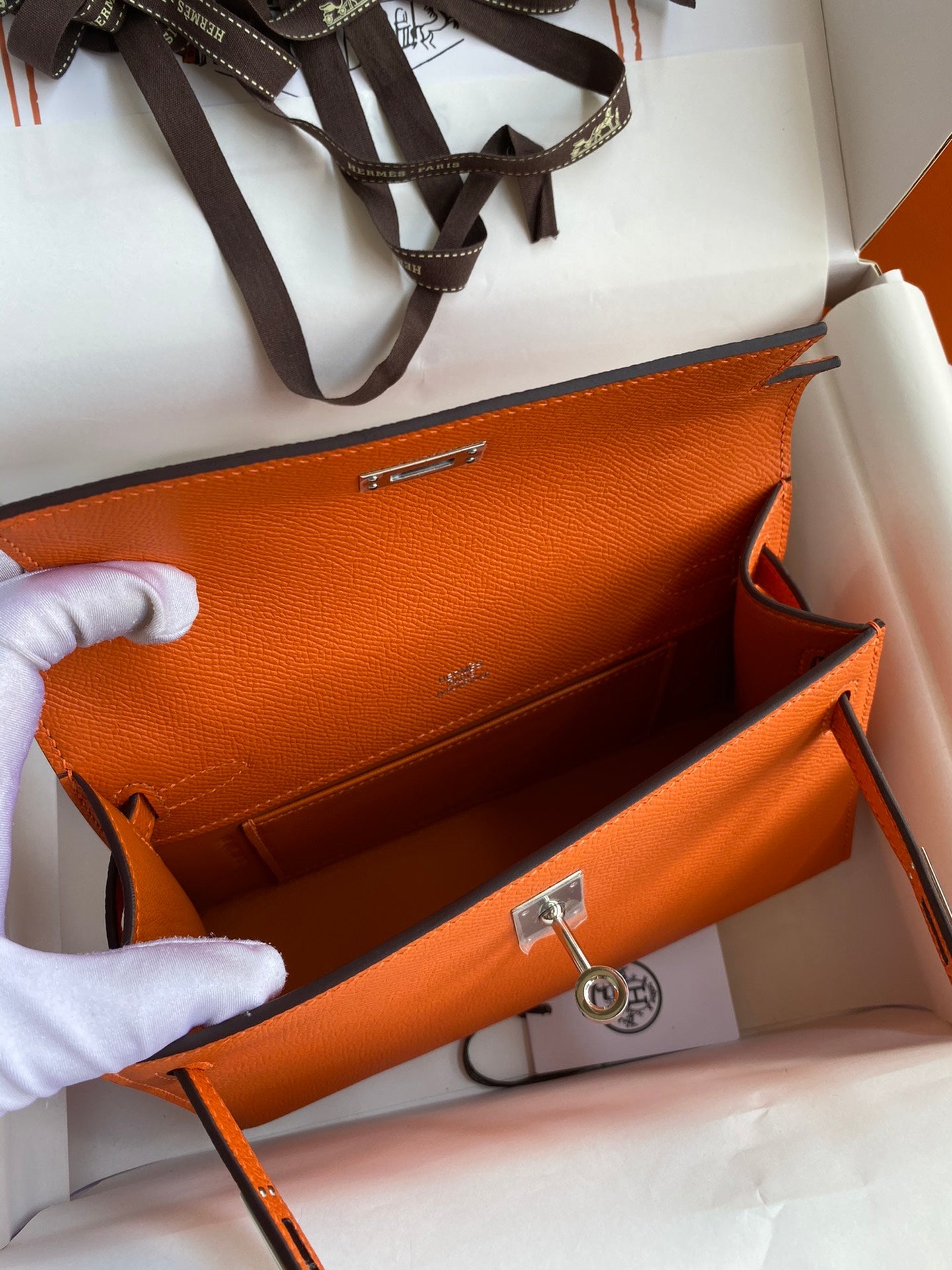 Mini Kelly 22cm Epsom Leather Handbag