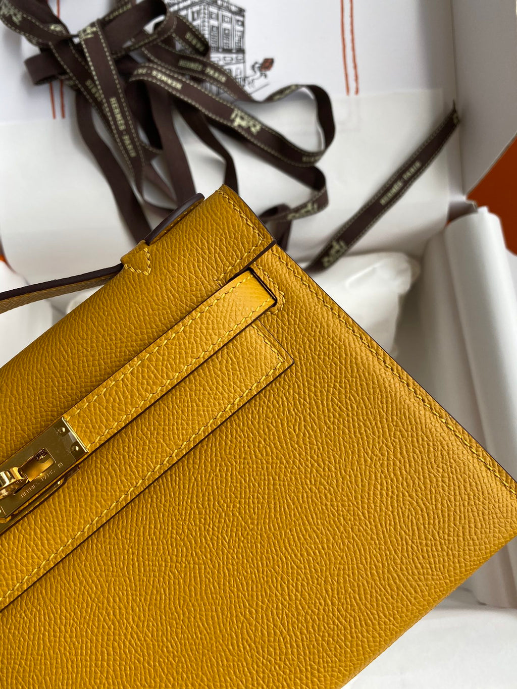 Mini Kelly 22cm Epsom Leather Handbag