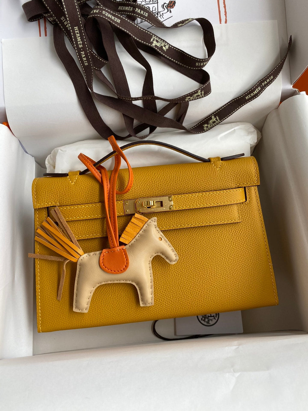 Mini Kelly 22cm Epsom Leather Handbag