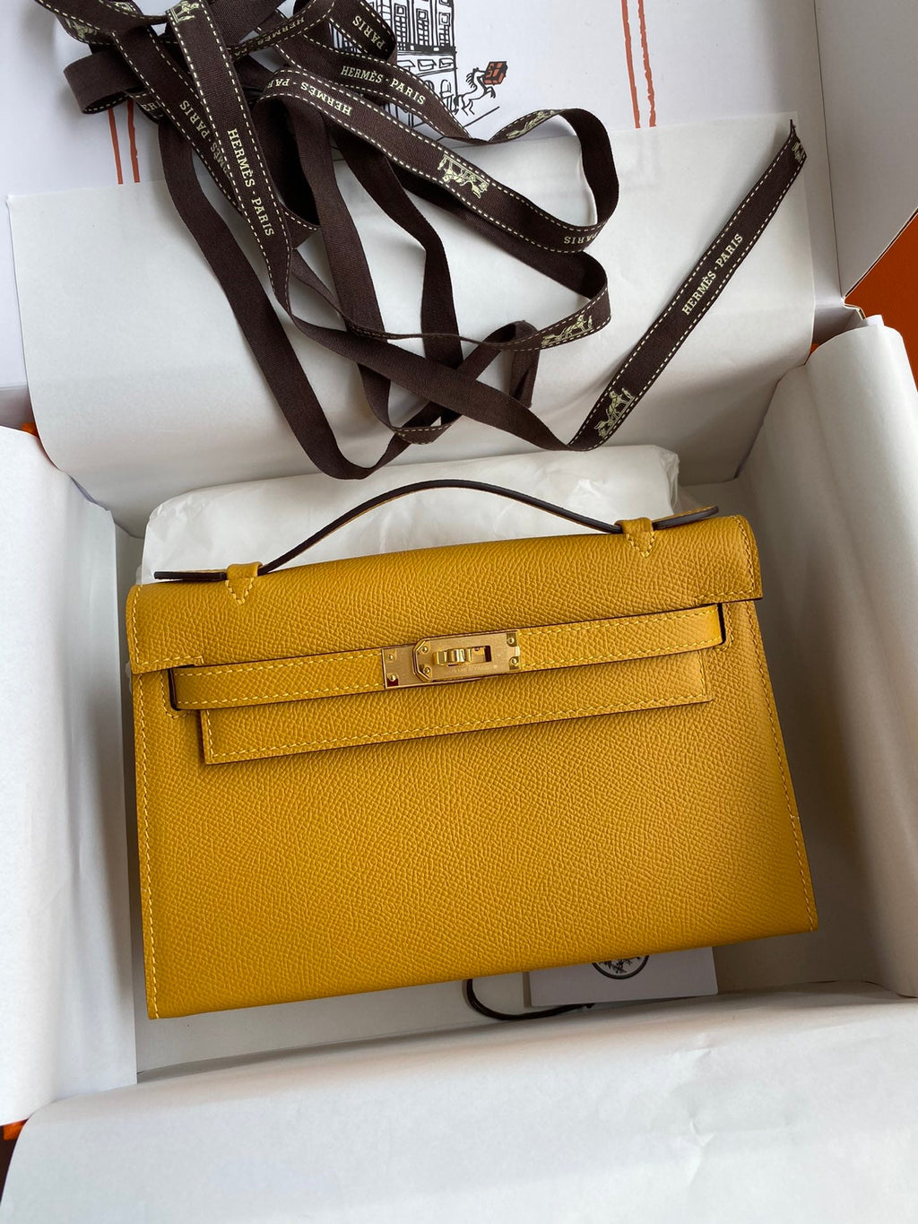 Mini Kelly 22cm Epsom Leather Handbag