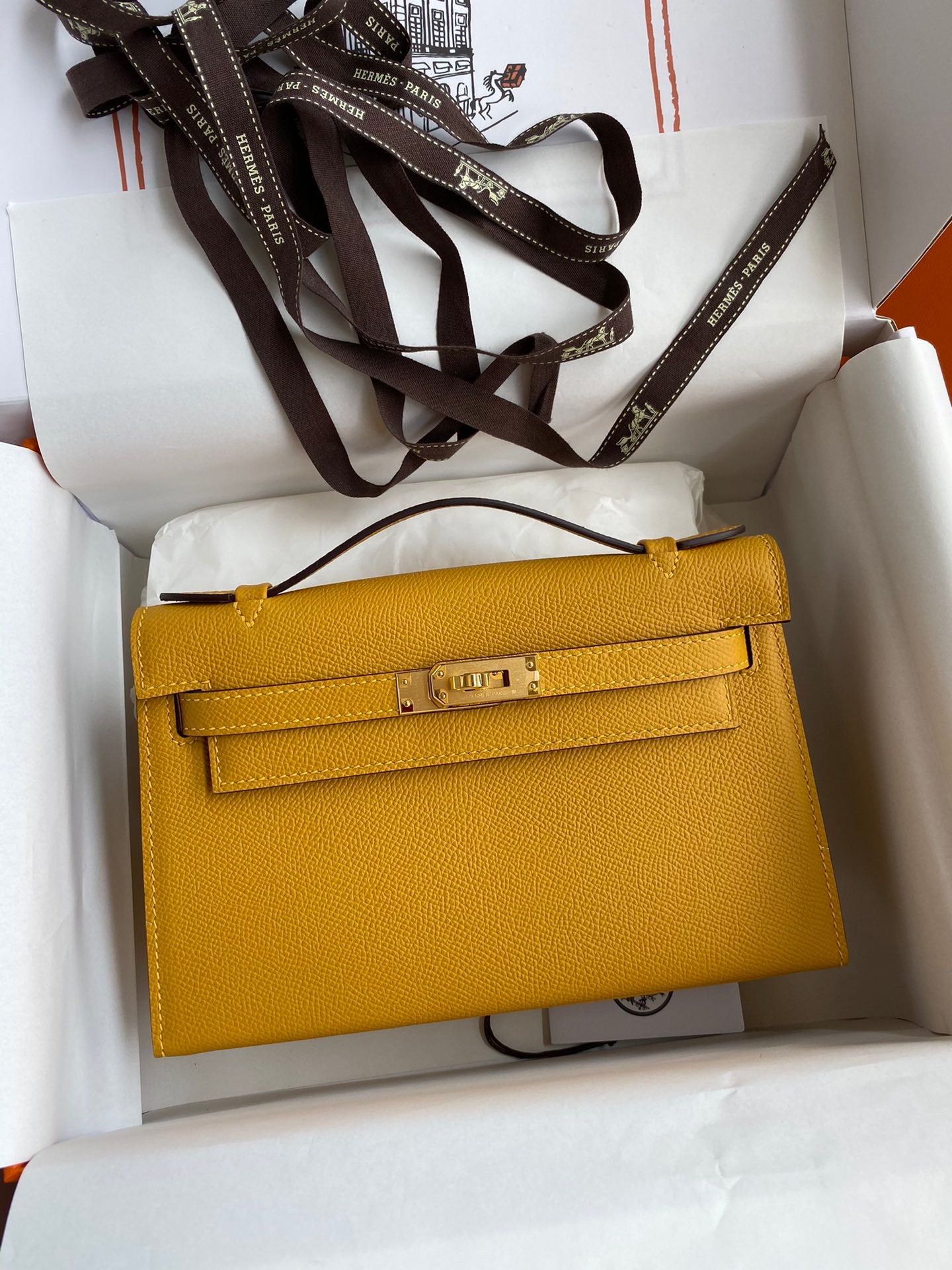 Mini Kelly 22cm Epsom Leather Handbag