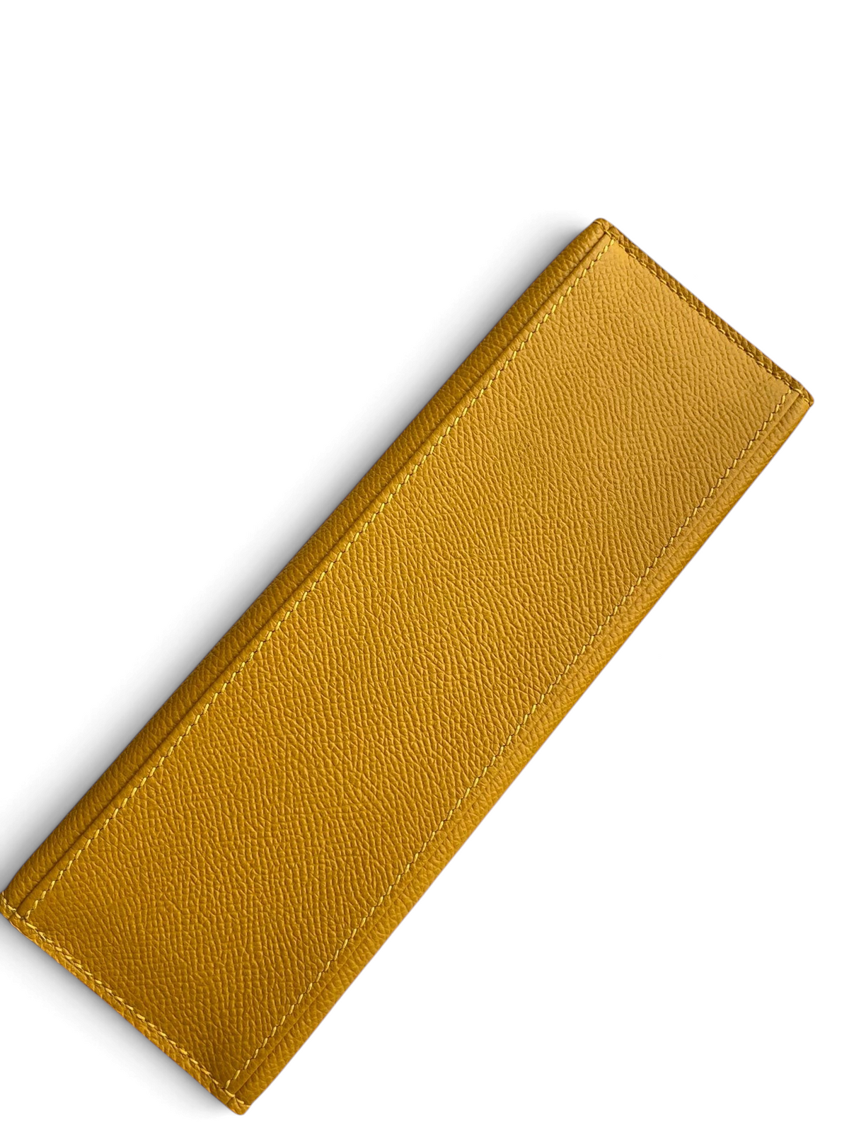 SWORD LUXURY hardal sarısı Epsom deri Mini Kelly 22cm çanta, kutusu ve kurdelesi ile birlikte.