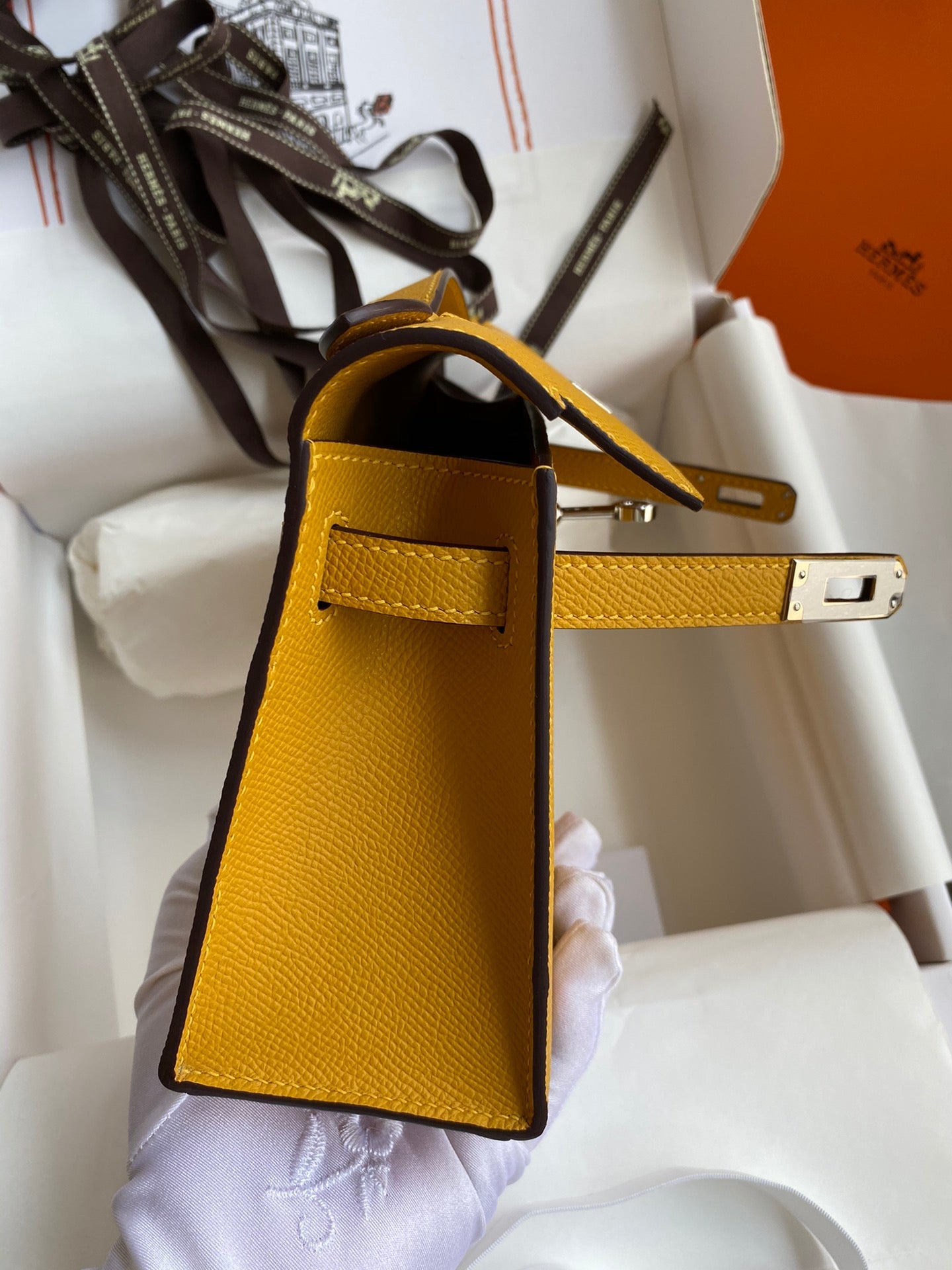 Mini Kelly 22cm Epsom Leather Handbag