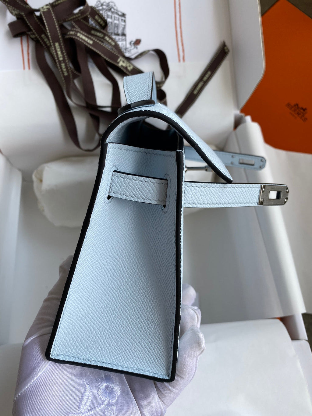 Mini Kelly 22cm Epsom Leather Handbag