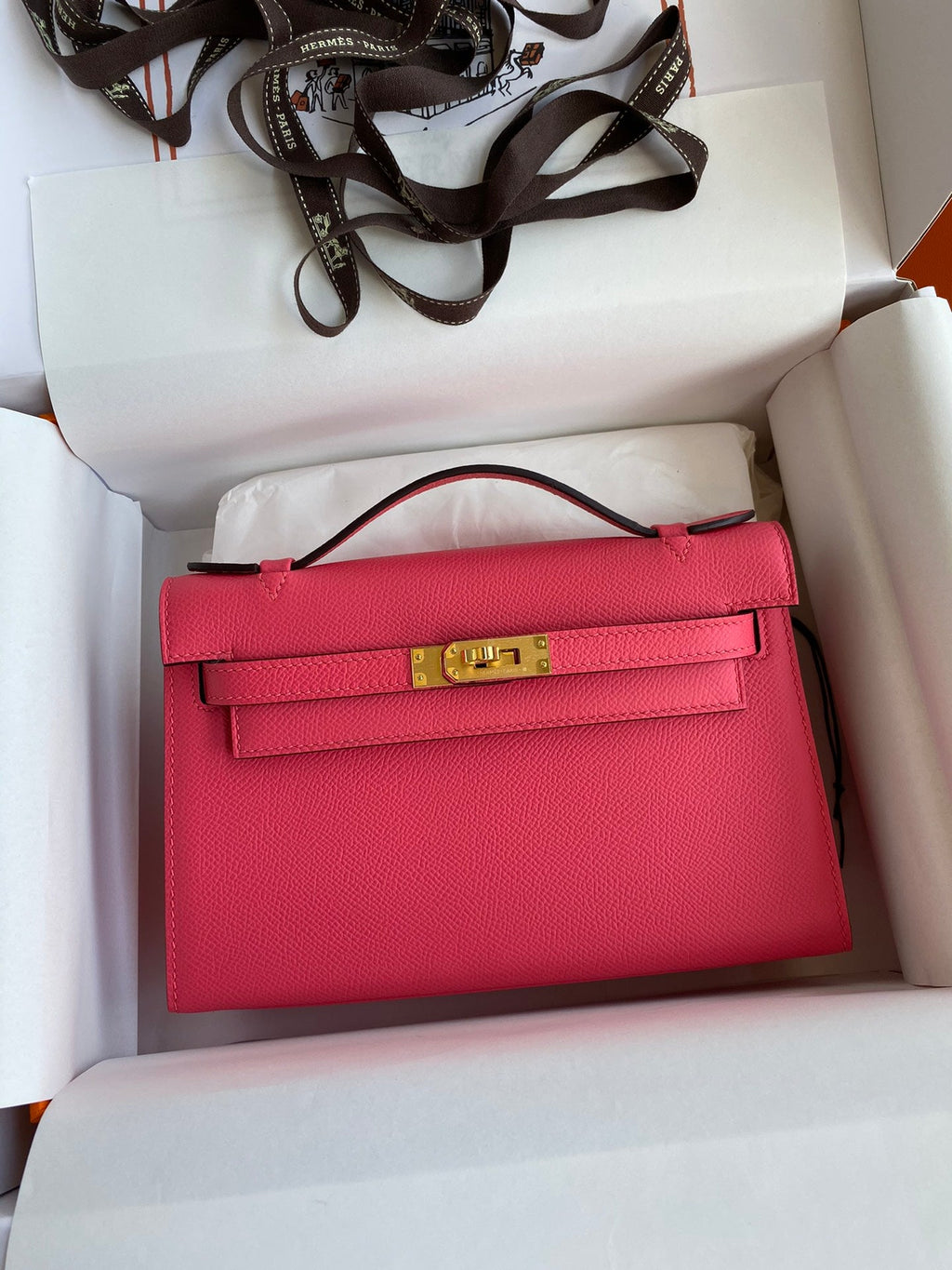Mini Kelly 22cm Epsom Leather Handbag