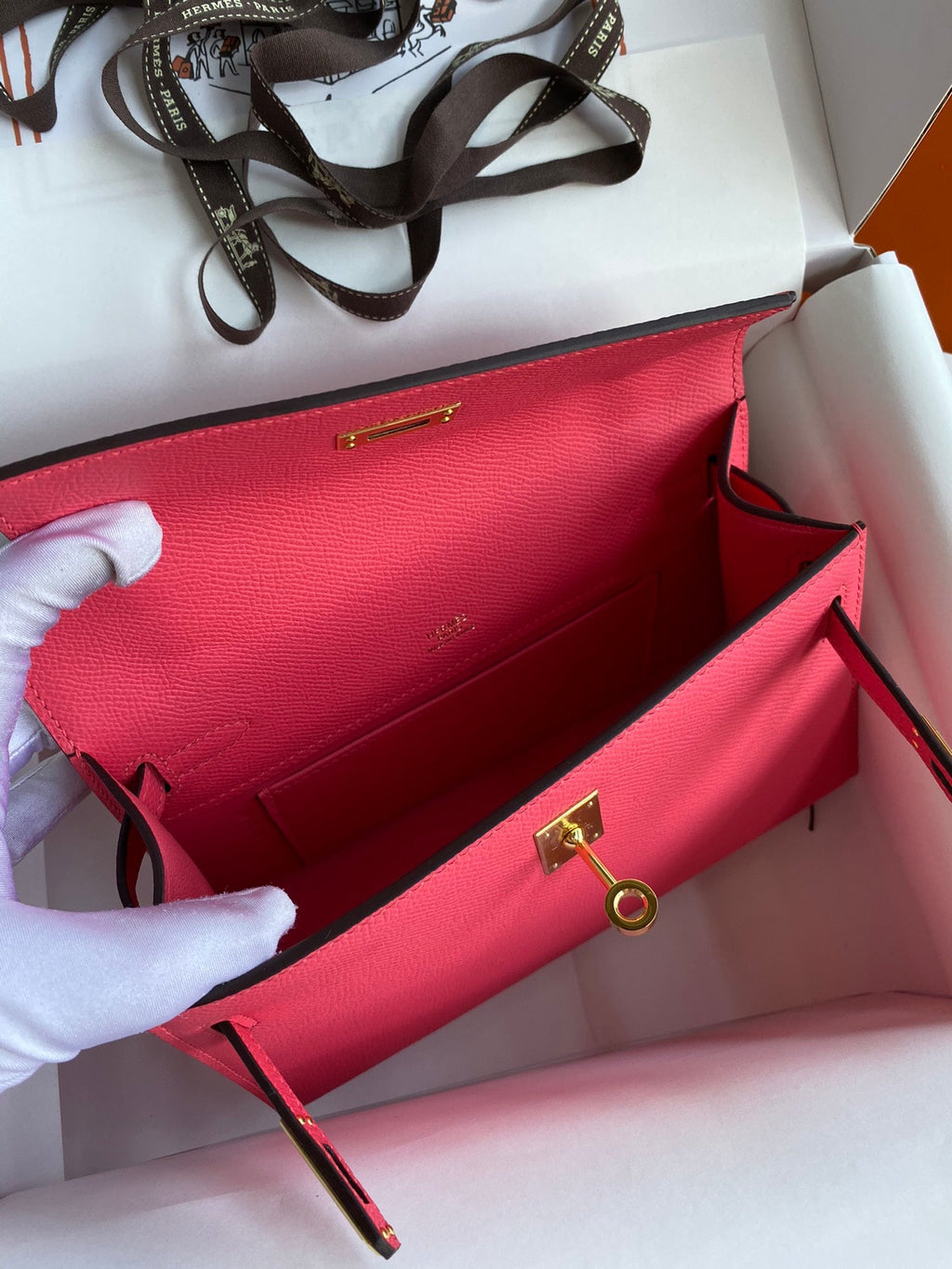 Mini Kelly 22cm Epsom Leather Handbag