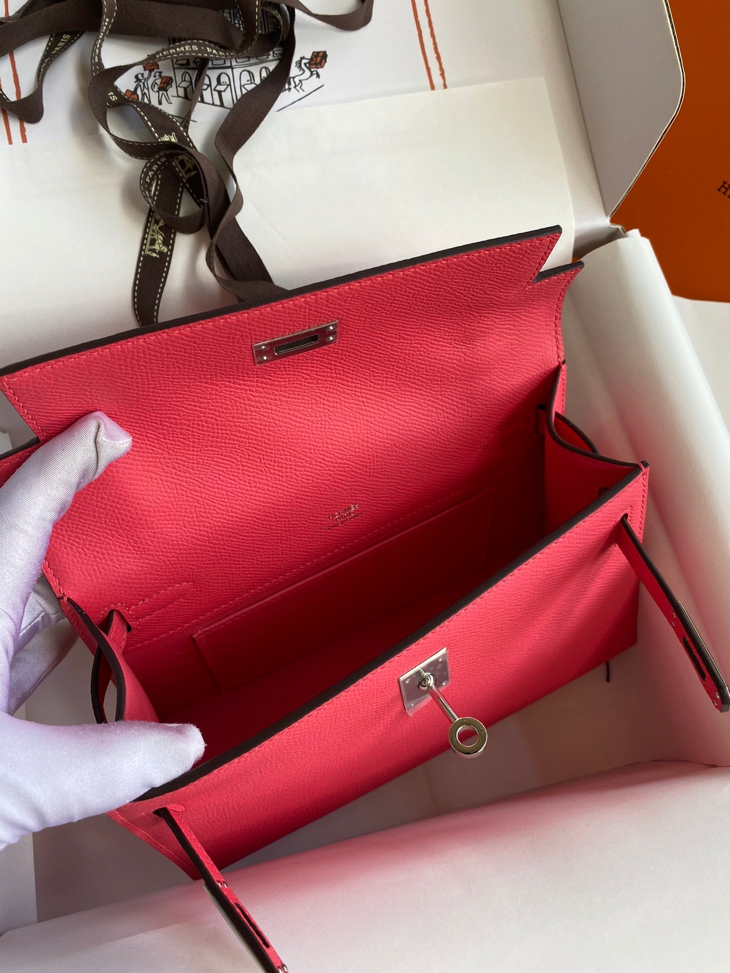 Mini Kelly 22cm Epsom Leather Handbag