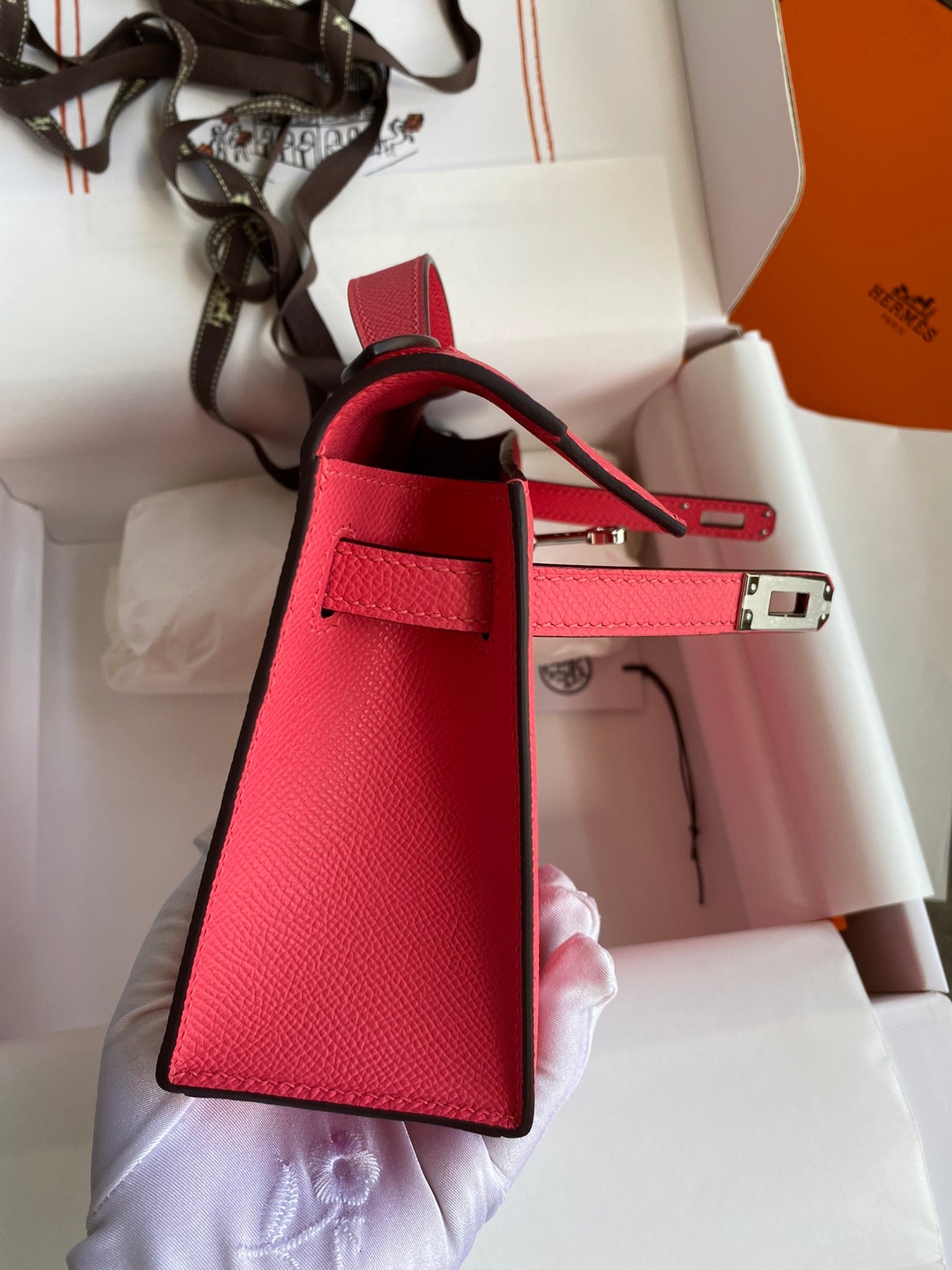 Mini Kelly 22cm Epsom Leather Handbag