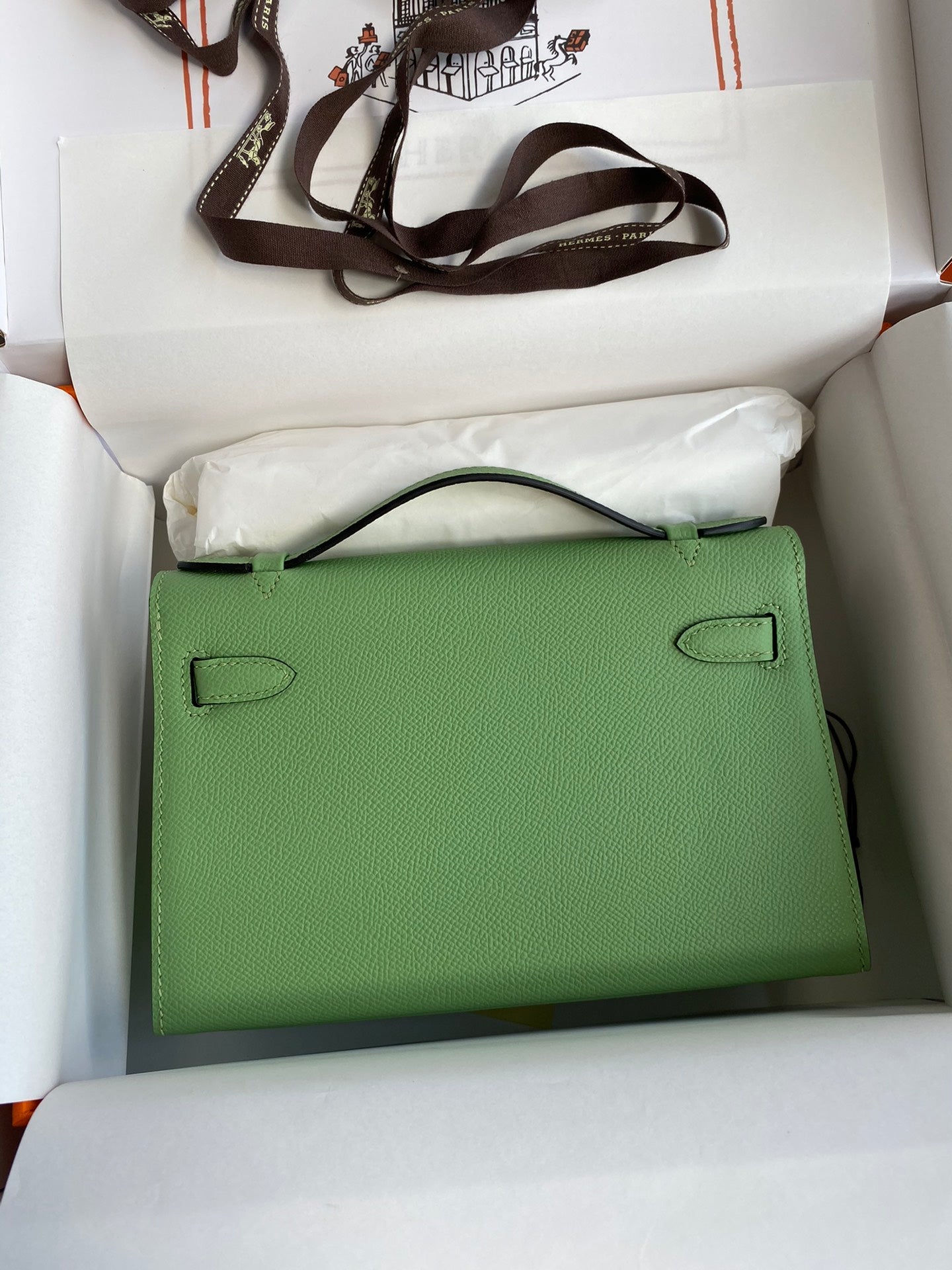 Mini Kelly 22cm Epsom Leather Handbag
