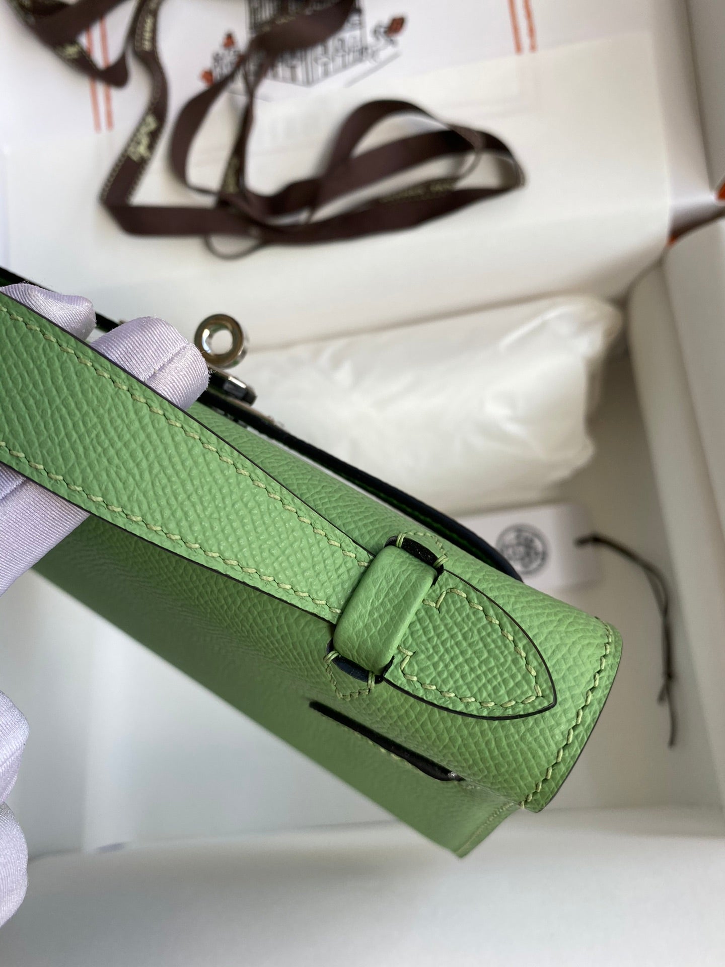 Mini Kelly 22cm Epsom Leather Handbag