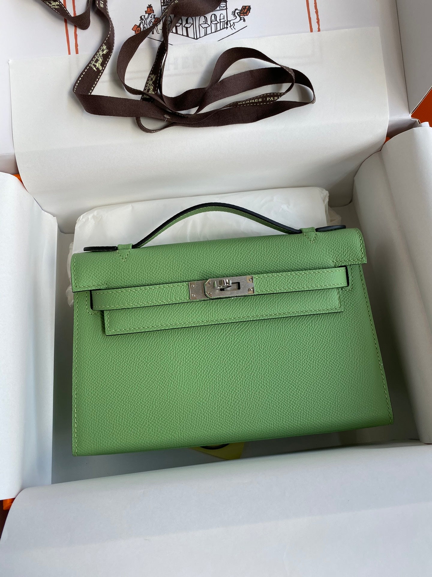Mini Kelly 22cm Epsom Leather Handbag