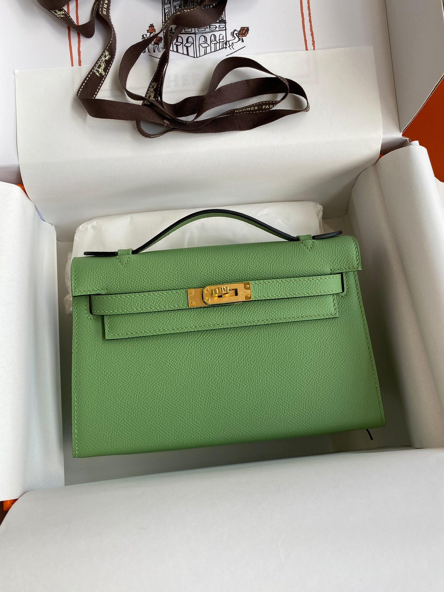 Mini Kelly 22cm Epsom Leather Handbag