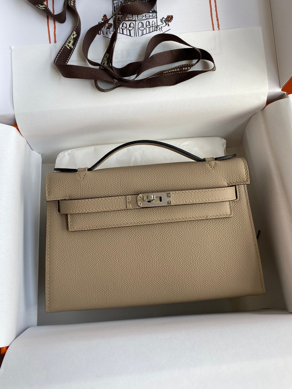 Mini Kelly 22cm Epsom Leather Handbag