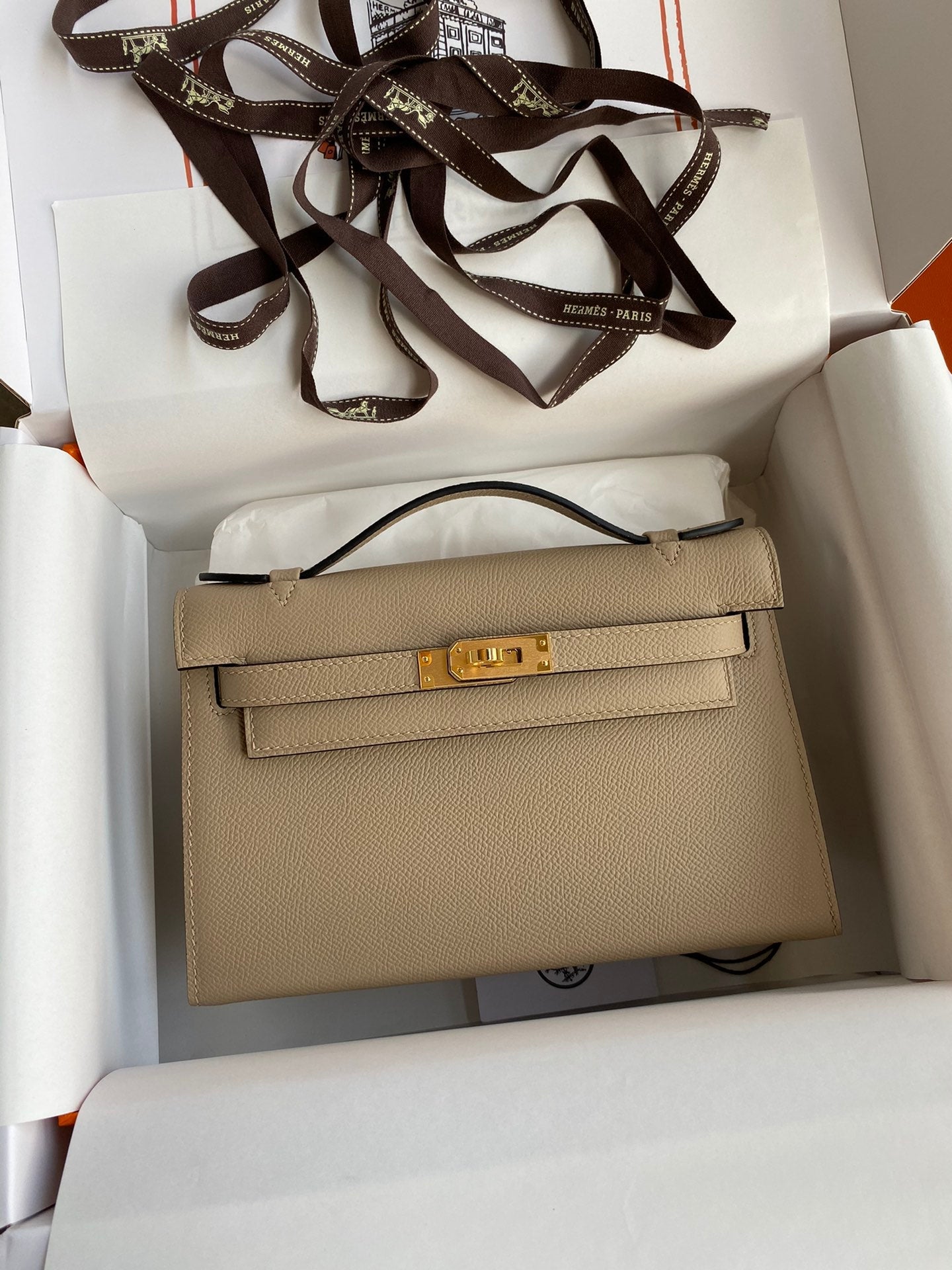 Mini Kelly 22cm Epsom Leather Handbag