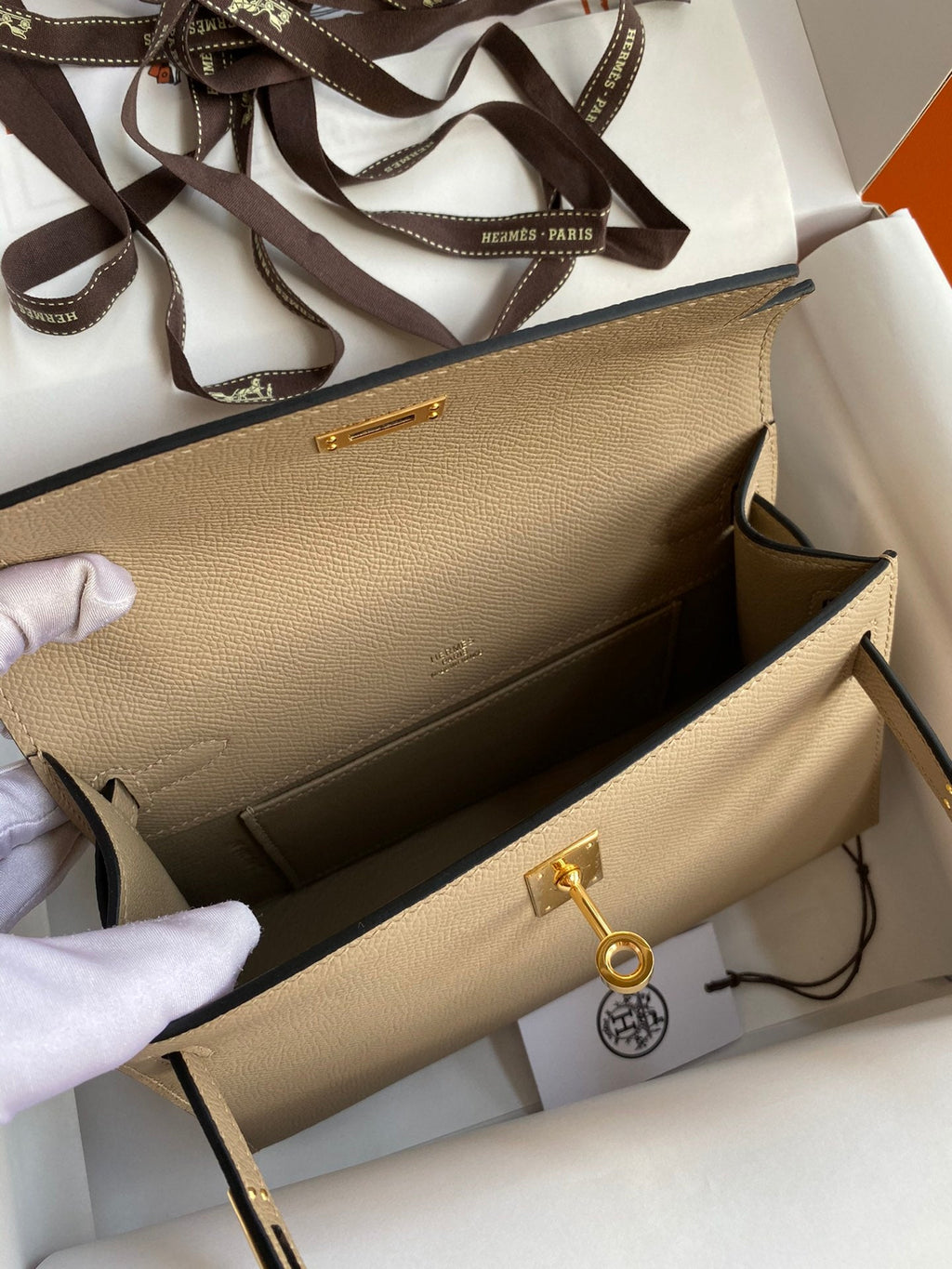 Mini Kelly 22cm Epsom Leather Handbag