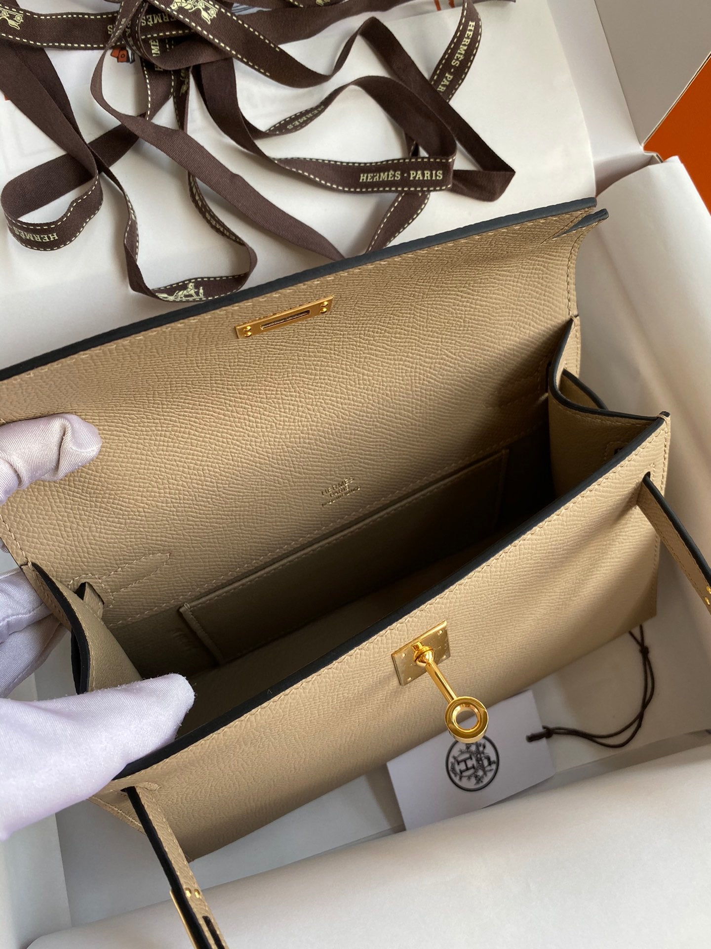 Mini Kelly 22cm Epsom Leather Handbag