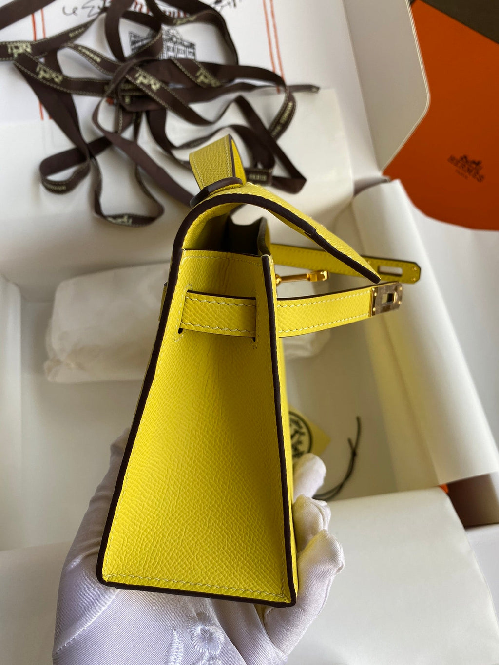 Mini Kelly 22cm Epsom Leather Handbag