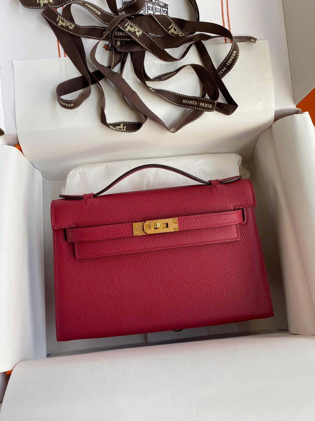 Mini Kelly 22cm Epsom Leather Handbag