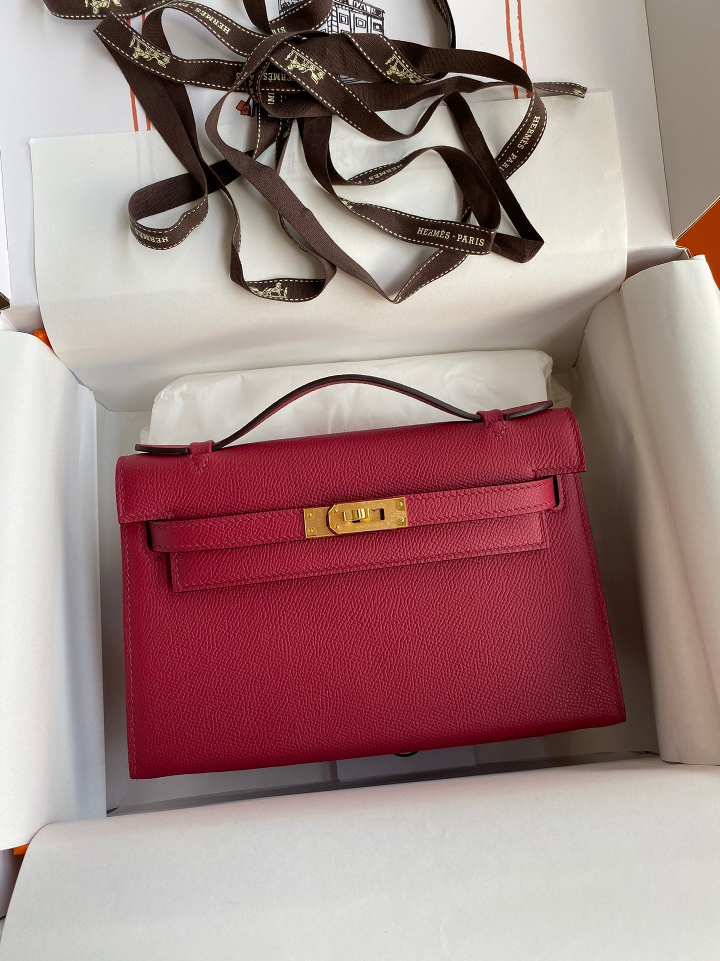 Mini Kelly 22cm Epsom Leather Handbag