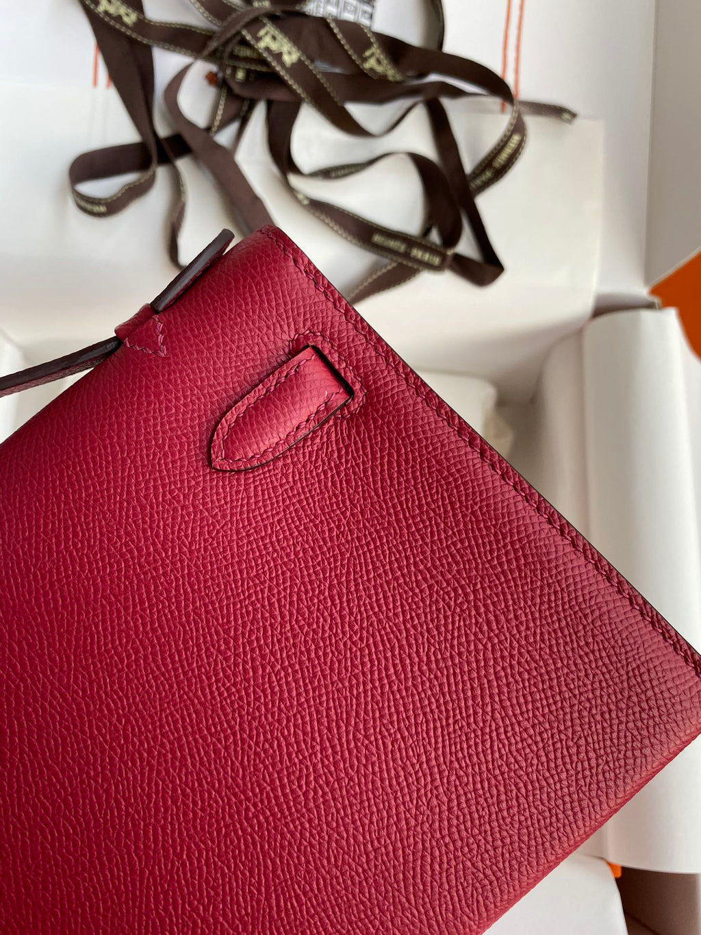Mini Kelly 22cm Epsom Leather Handbag