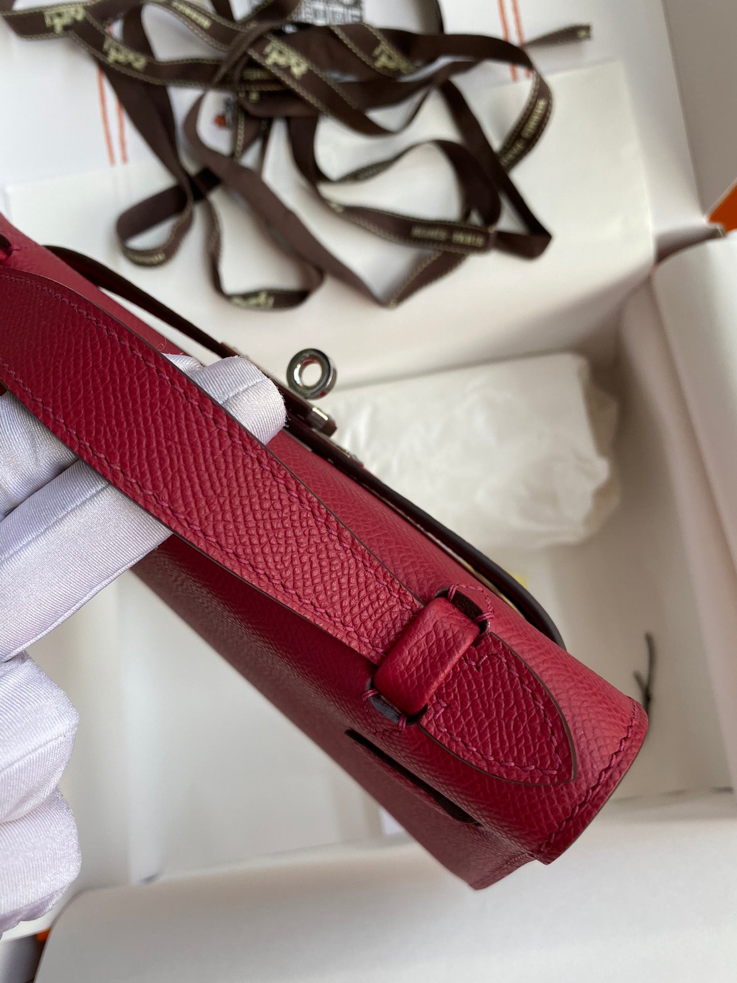 Mini Kelly 22cm Epsom Leather Handbag