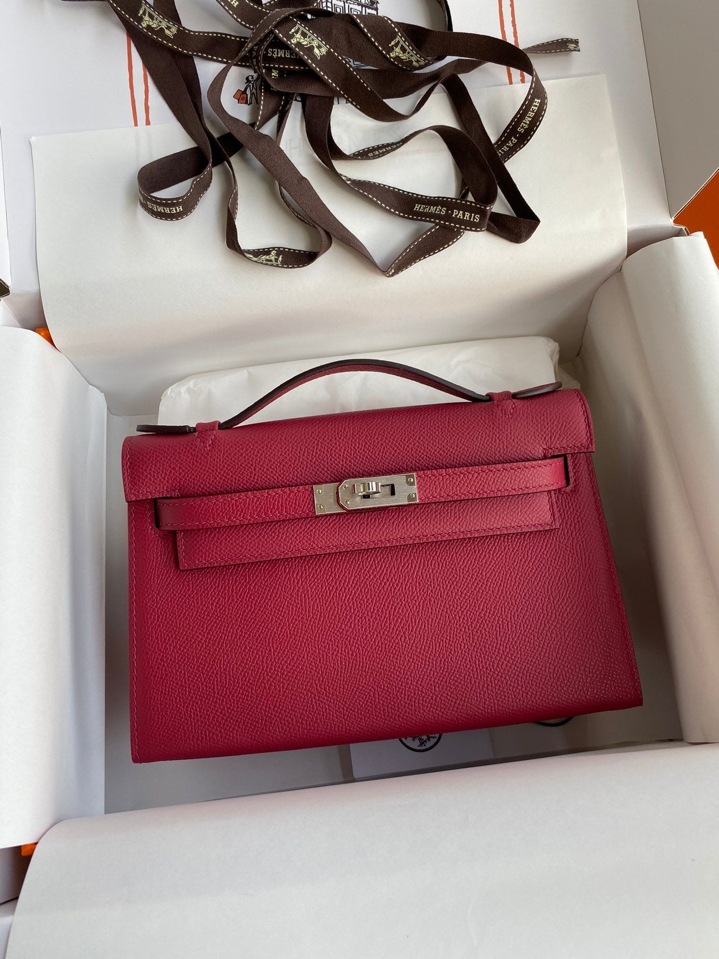 Mini Kelly 22cm Epsom Leather Handbag