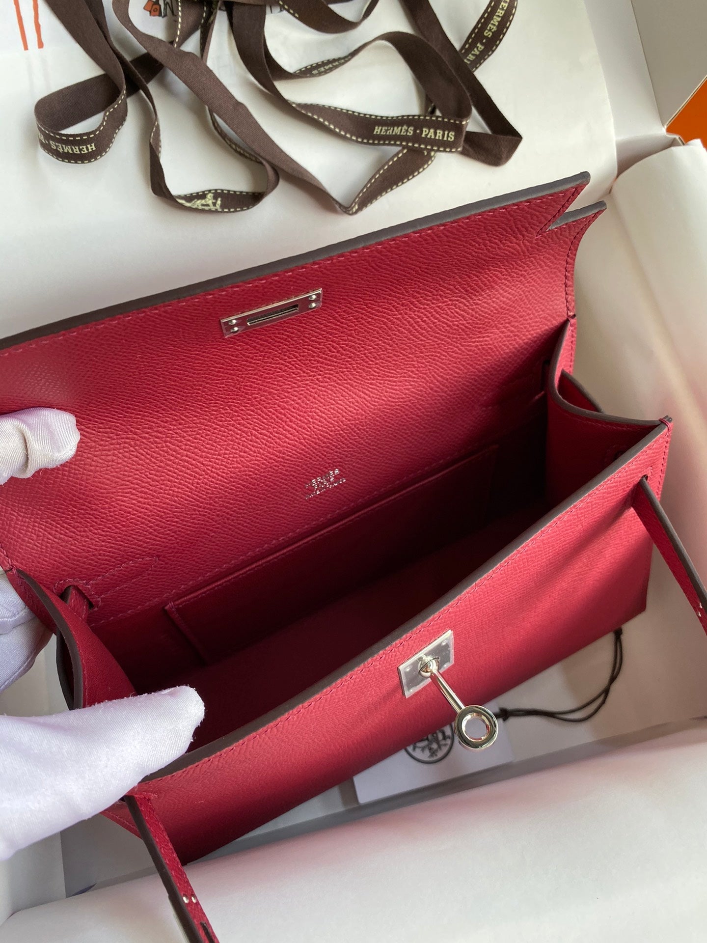 Mini Kelly 22cm Epsom Leather Handbag