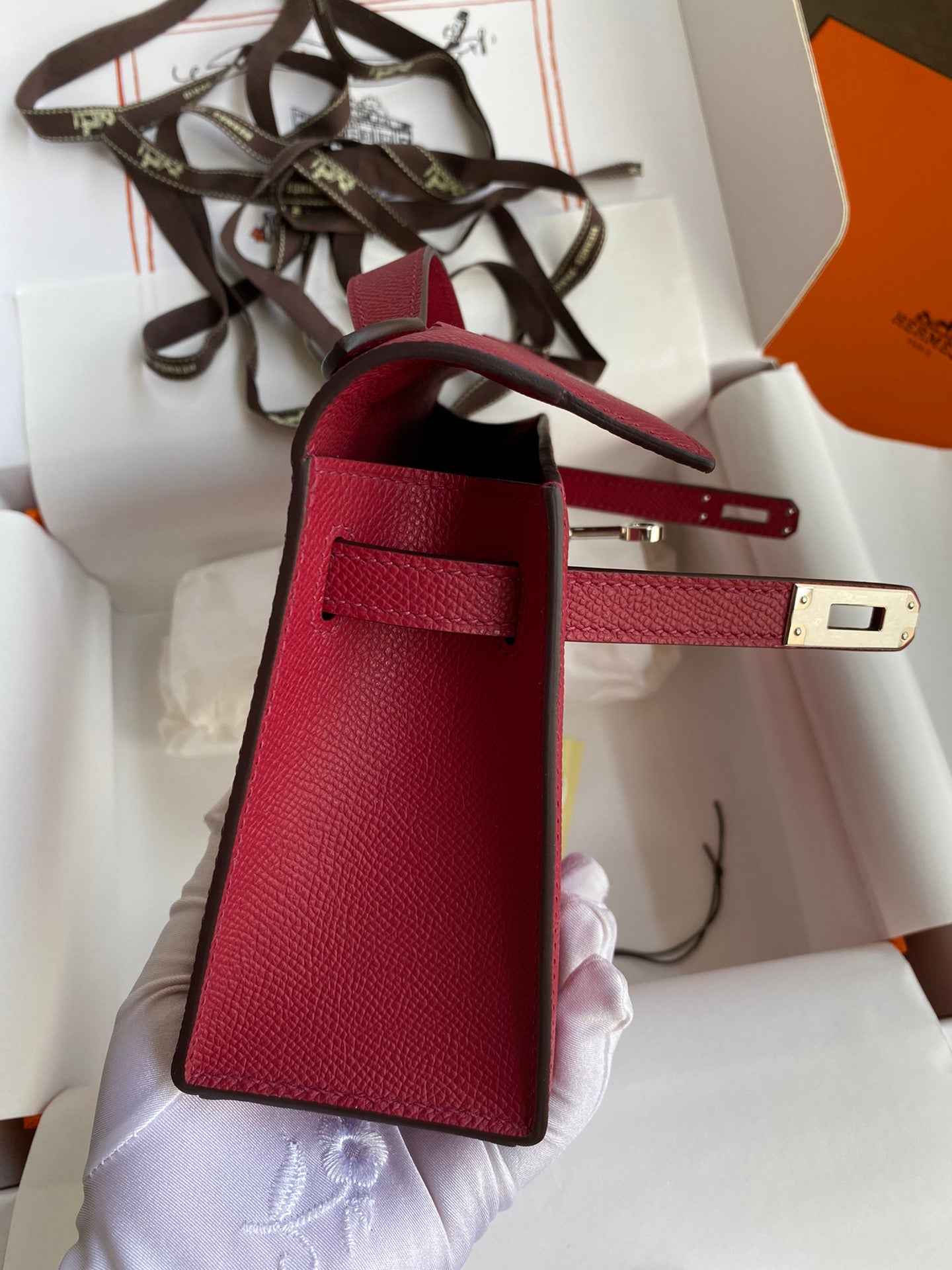 Mini Kelly 22cm Epsom Leather Handbag