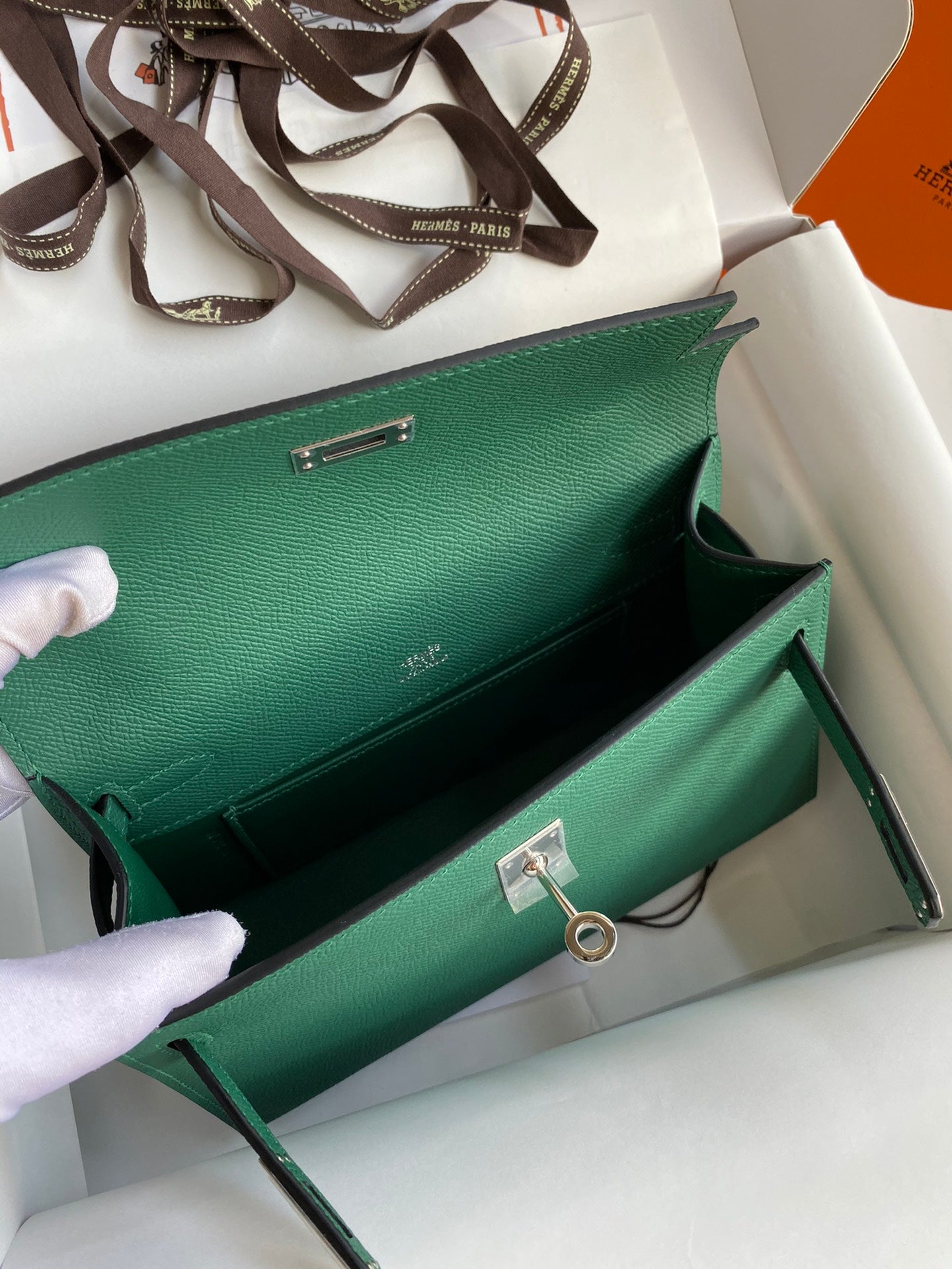 Mini Kelly 22cm Epsom Leather Handbag