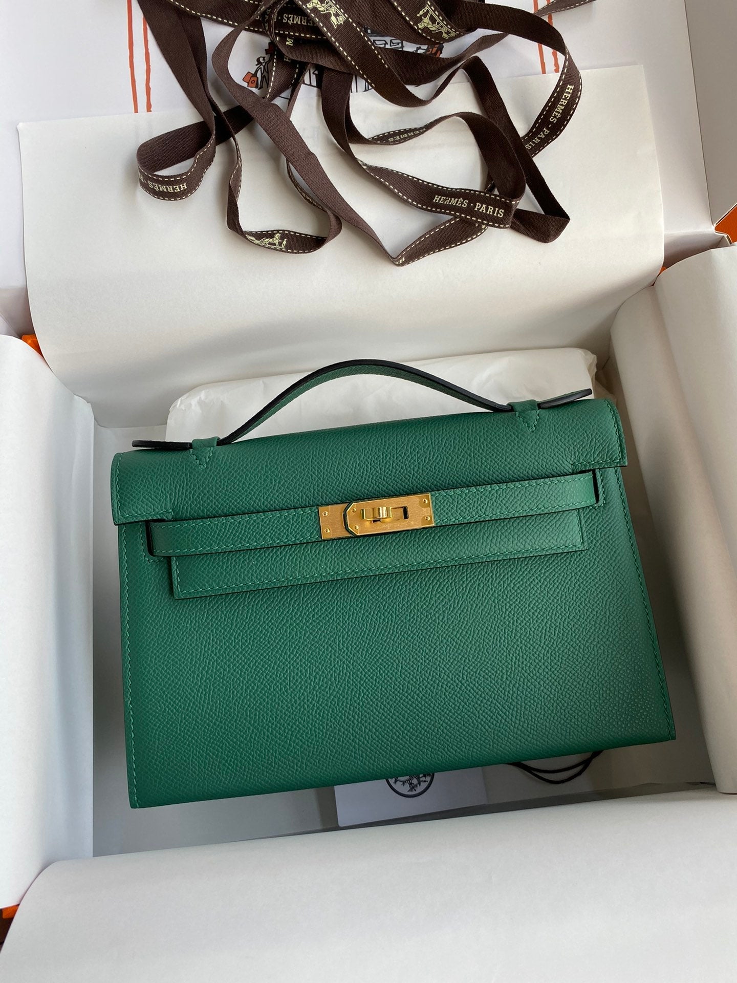 Mini Kelly 22cm Epsom Leather Handbag