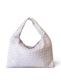 Small Hop Woven Leather Bag