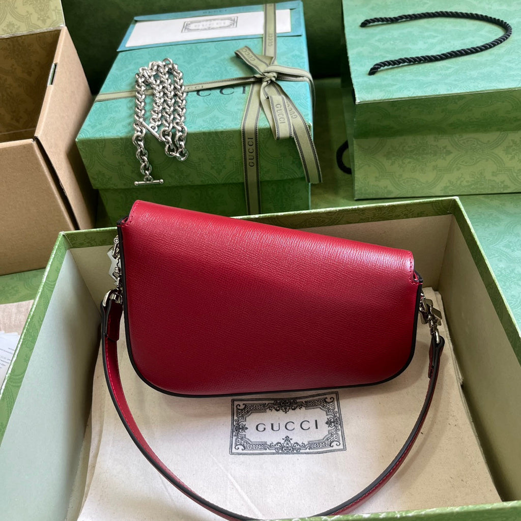 Horsebit 1955 Leather Mini Chain Shoulder Bag