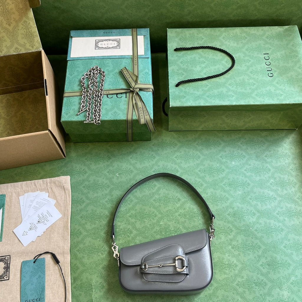 Horsebit 1955 Leather Mini Chain Shoulder Bag