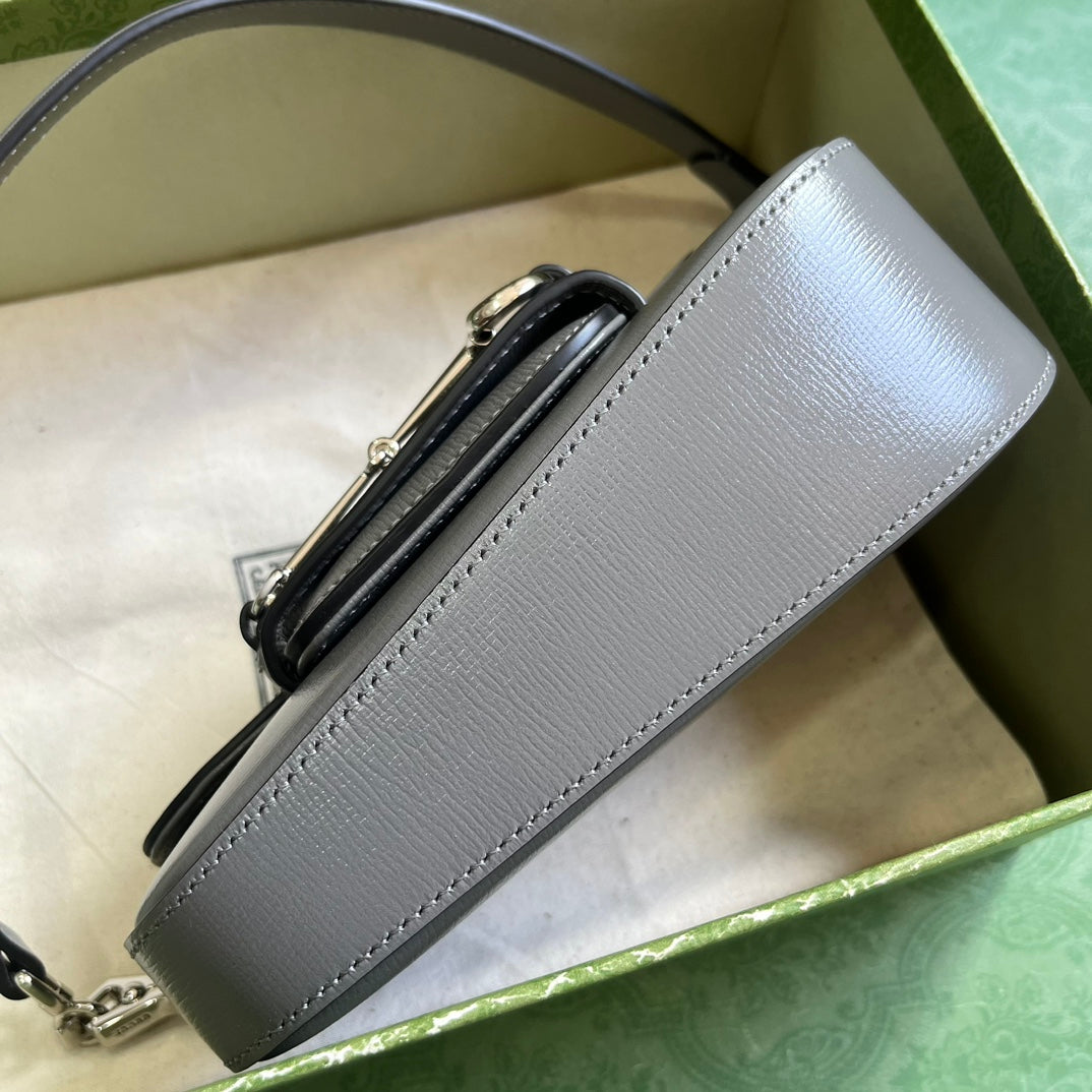 Horsebit 1955 Leather Mini Chain Shoulder Bag