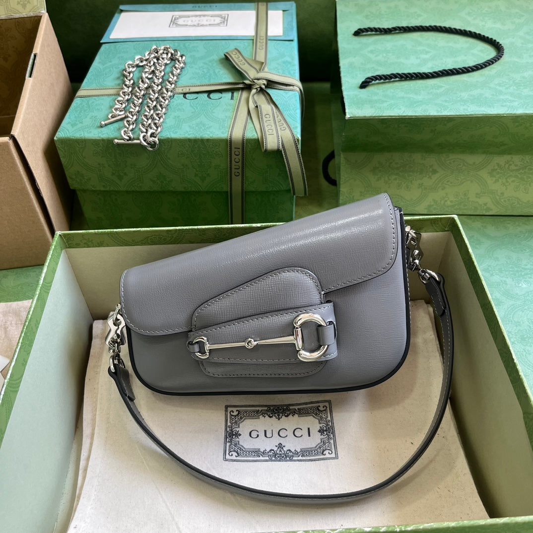 Horsebit 1955 Leather Mini Chain Shoulder Bag
