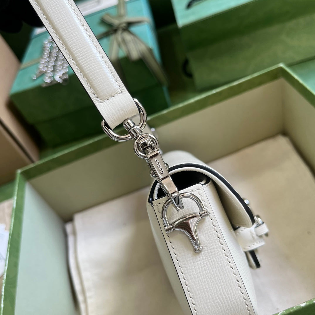Horsebit 1955 Leather Mini Chain Shoulder Bag