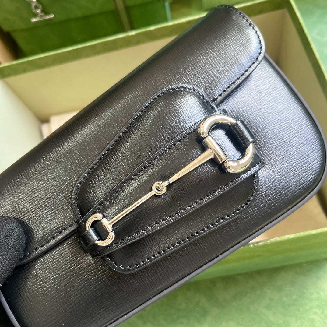 Horsebit 1955 Leather Mini Chain Shoulder Bag