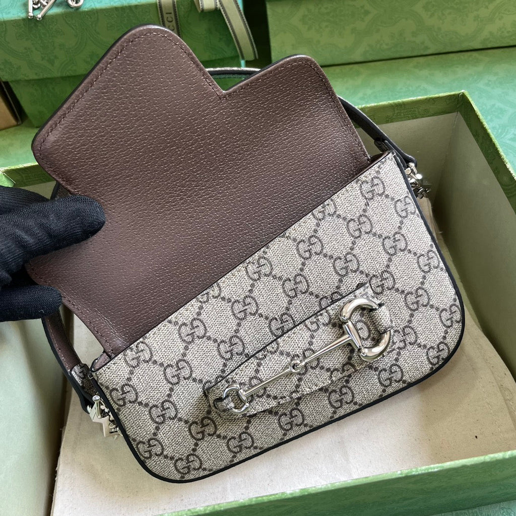 Horsebit 1955 Leather Mini Chain Shoulder Bag