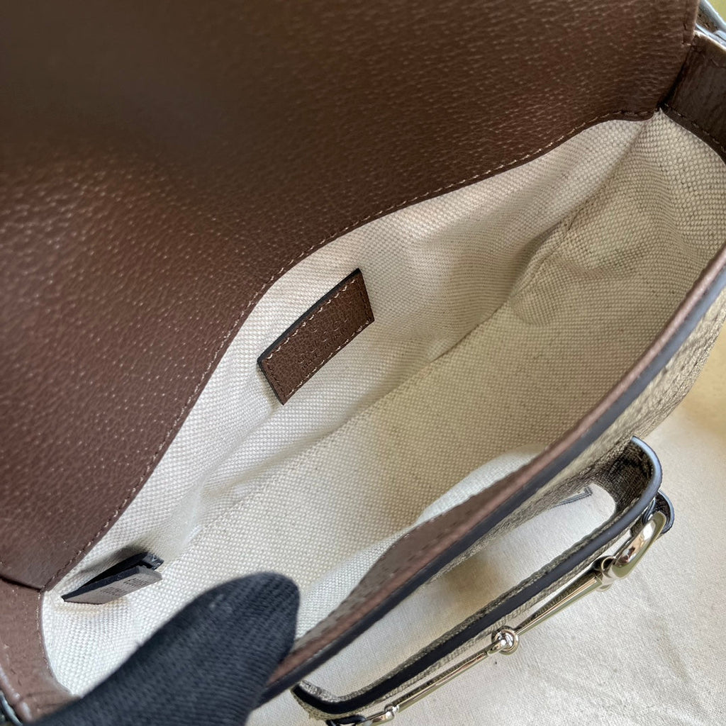 Horsebit 1955 Leather Mini Chain Shoulder Bag