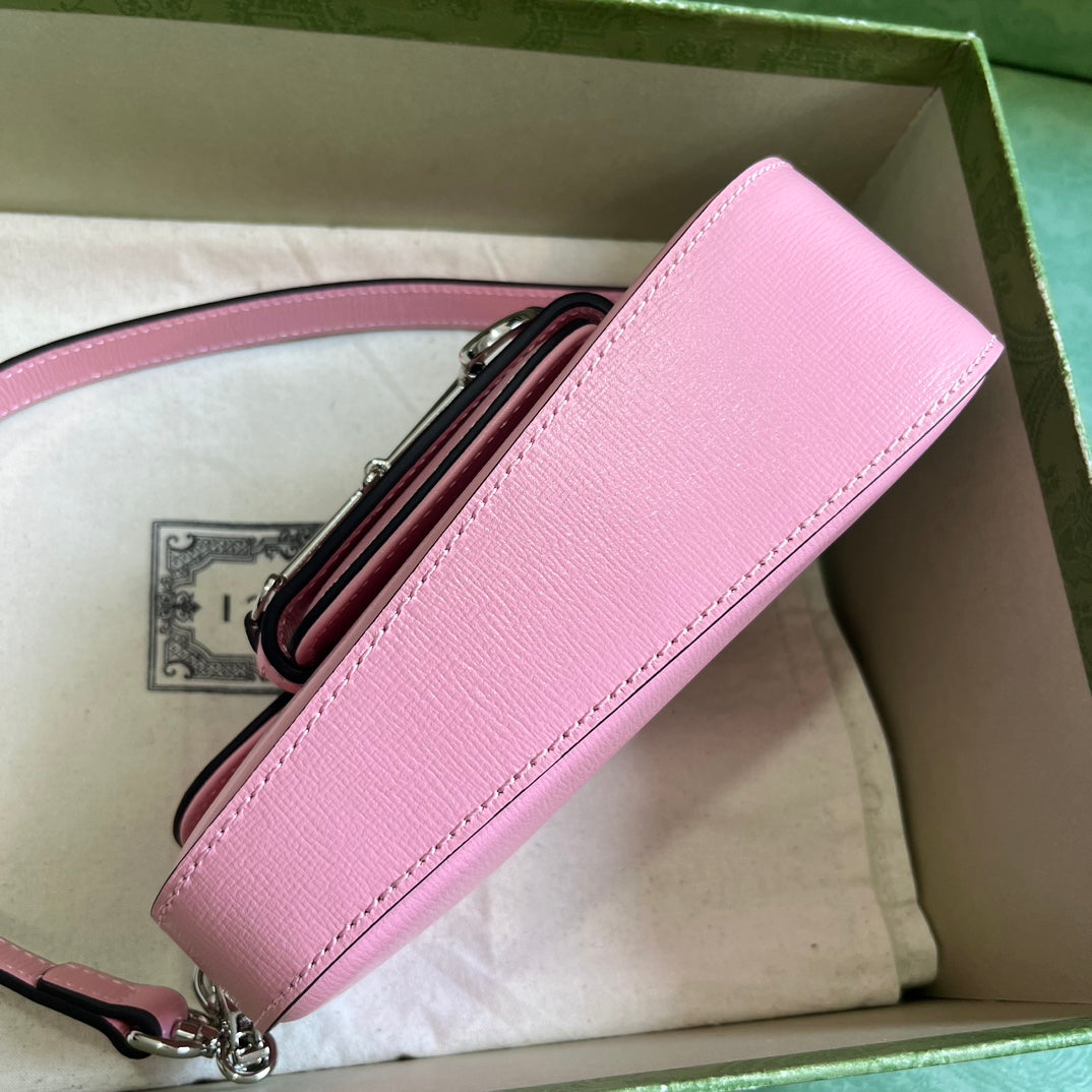 Horsebit 1955 Leather Mini Chain Shoulder Bag