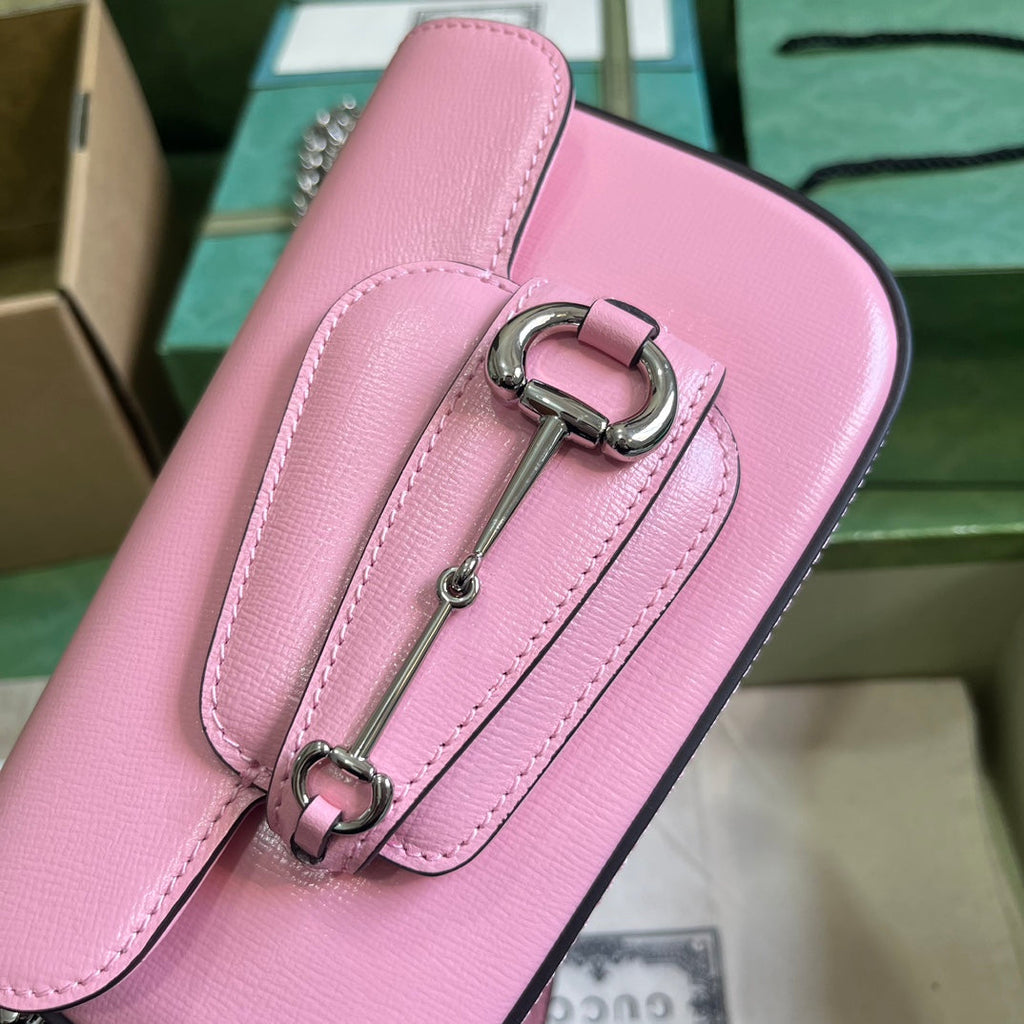 Horsebit 1955 Leather Mini Chain Shoulder Bag