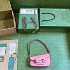 Horsebit 1955 Leather Mini Chain Shoulder Bag