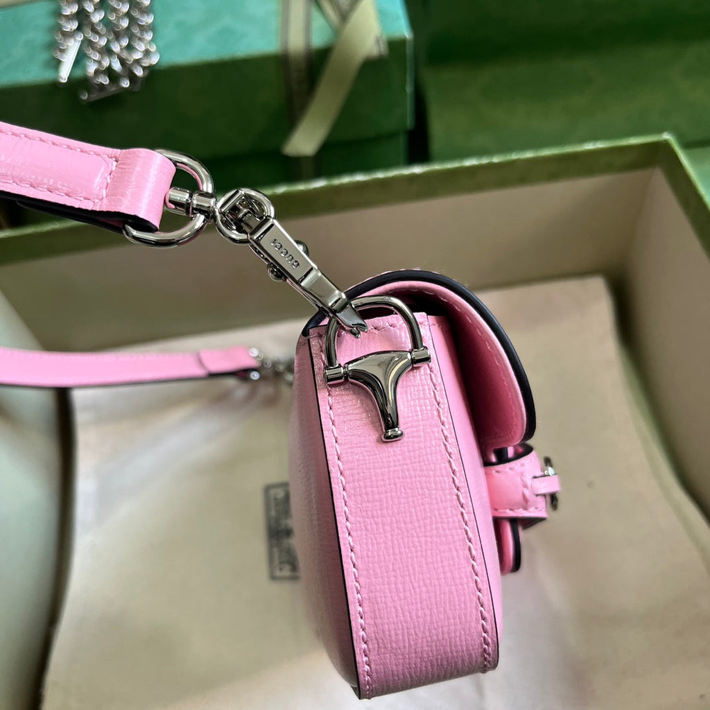 Horsebit 1955 Leather Mini Chain Shoulder Bag