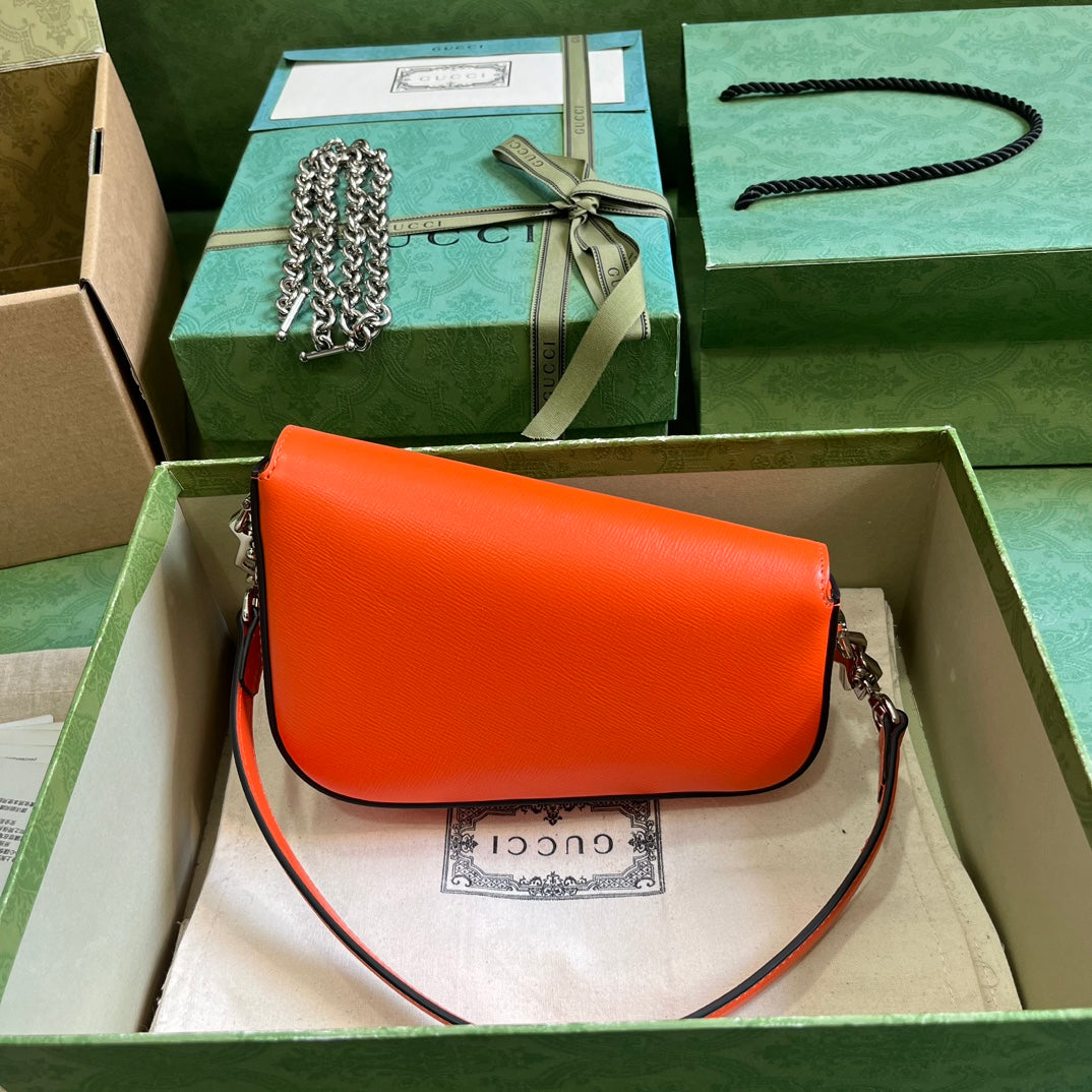 Horsebit 1955 Leather Mini Chain Shoulder Bag