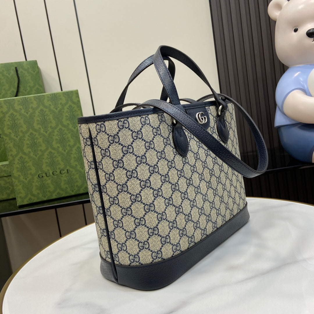 Ophidia Monogram Canvas Top Handle Tote – 31cm