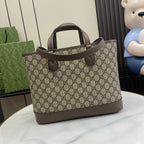 Ophidia Monogram Canvas Top Handle Tote – 31cm