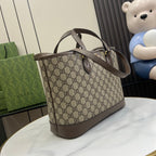 Ophidia Monogram Canvas Top Handle Tote – 31cm