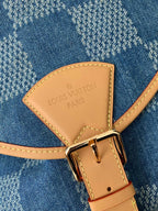 Montsouris-Style Denim Backpack