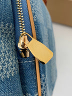 Montsouris-Style Denim Backpack