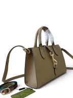 SWORD LUXURY Jackie mini tote çanta, altın tonlu metal detaylı, dokulu vegan deri, bej renkli şık tasarım.